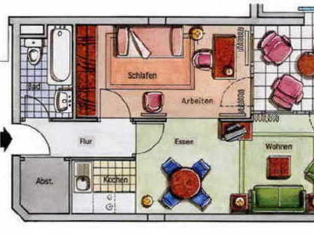 2 Raum Wohnung Morgensonne Mit Balkon Sellin  Luaran gambar